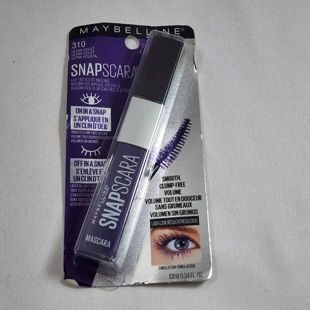 SnapScara Mascara #310 Ultra Violet No Exp Gift Maybelline NEW Factory Sealed